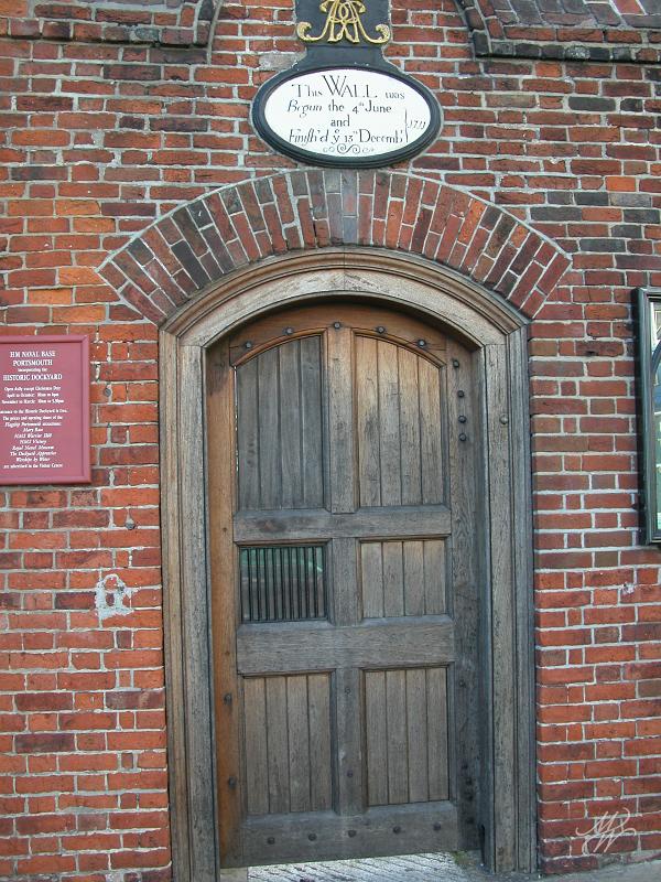 DSCN2521.JPG - Portsmouth naval base and historic shipyard. The date quoted on the plaque is 1711.