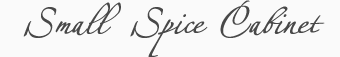 Small Spice Cabinet